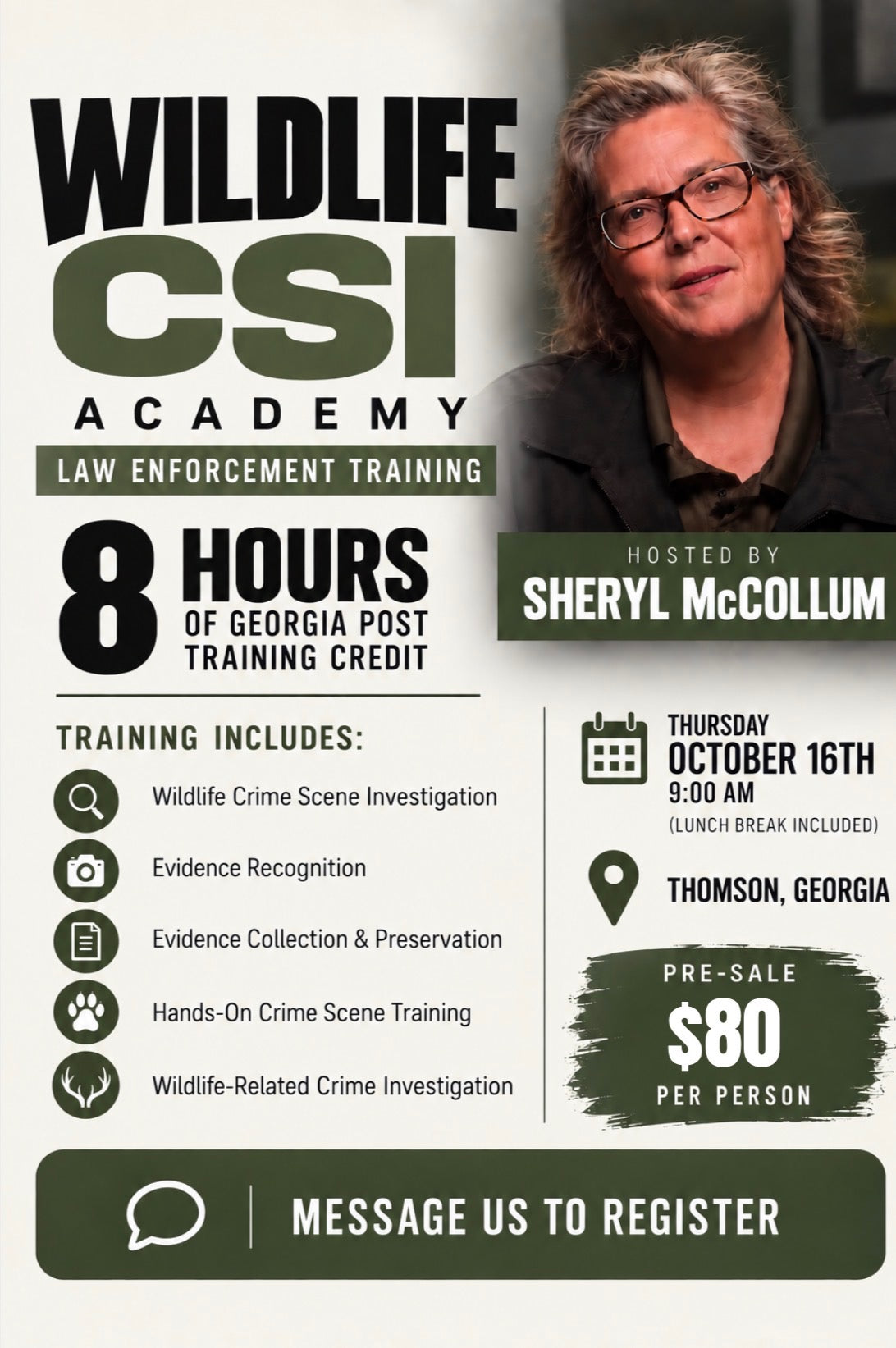 Wildlife CSI Academy