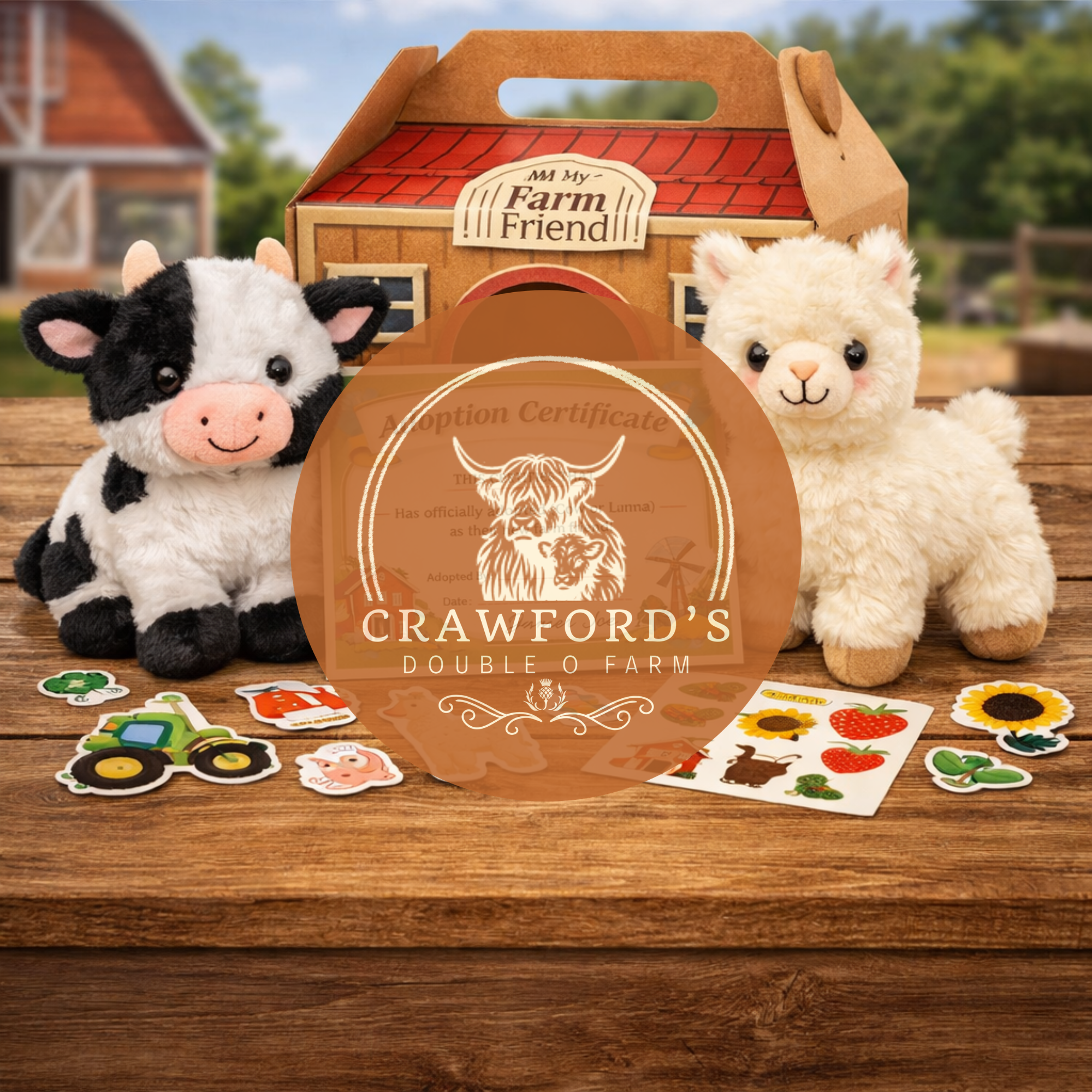 ADOPT A FLUFFY COW OR LLAMA
