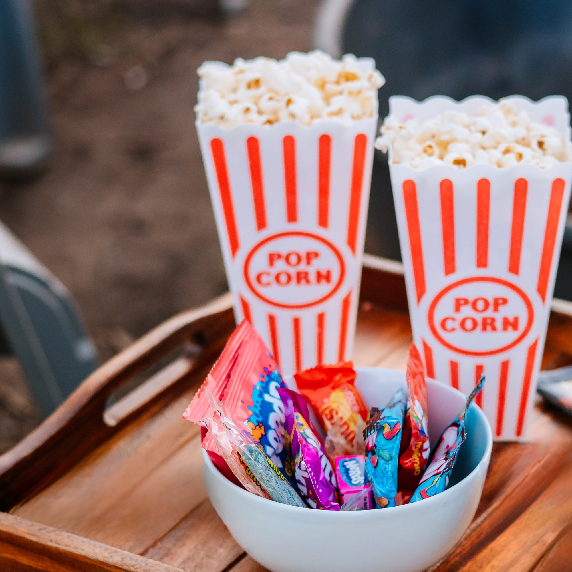 POPCORN AND CANDY